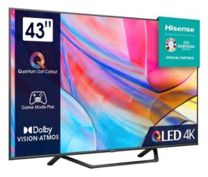 telewizor hisense 43a7kq 43'' qled 4k vidaa dolby atmos dolby vision