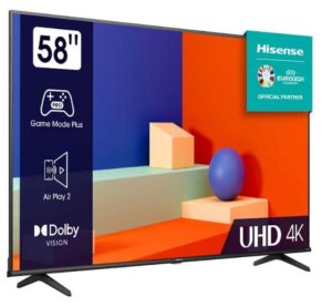 telewizor hisense 58a6k 58" led 4k vidaa dolby vision