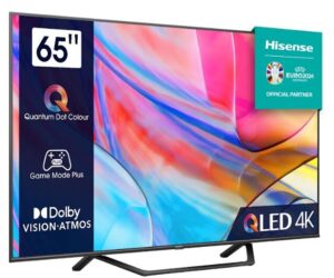 telewizor hisense 65a7kq 65'' qled 4k vidaa dolby atmos dolby vision