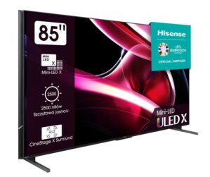 telewizor hisense 85uxkq 85" miniled 4k 144 hz vidaa dolby atmos dolby vision hdmi 2.1