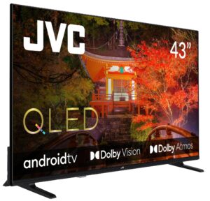 telewizor jvc lt 43vaq330p 43" qled uhd android tv dolby vision hdmi 2.1