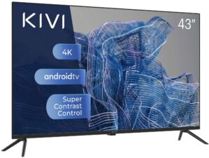 telewizor kivi 43u740nb 43" led 4k android tv
