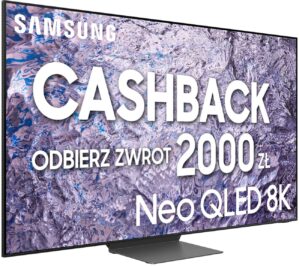 telewizor samsung qe65qn800c 65" miniled 8k 120hz tizen tv dolby atmos hdmi 2.1 dvb t2 hevc h.265
