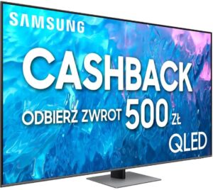 telewizor samsung qe75q77c 75" qled 4k 120hz tizen tv hdmi 2.1