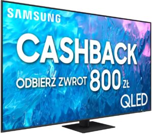 telewizor samsung qe85q70c 85" qled 4k 120hz tizen tv dolby atmos hdmi 2.1 dvb t2 hevc h.265