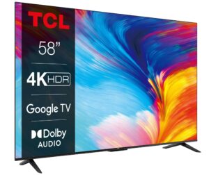 telewizor tcl 58p635 58" led 4k google tv hdmi 2.1