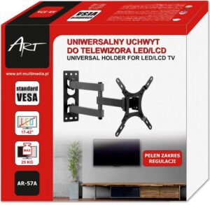 uchwyt art do tv 17 42 cali ar 57a czarny
