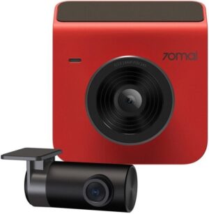 wideorejestrator 70mai a400 + kamera tylna rc09 czerwony