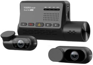 wideorejestrator viofo a139 + kamera tylna + kamera wewnętrzna
