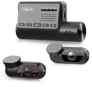wideorejestrator viofo a139 pro + kamera tylna + kamera wewnętrzna