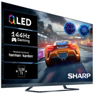 Telewizor SHARP 75FQ8EG 75" QLED 4K 144Hz Google TV Dolby Vision Dolby Atmos HDMI 2.1